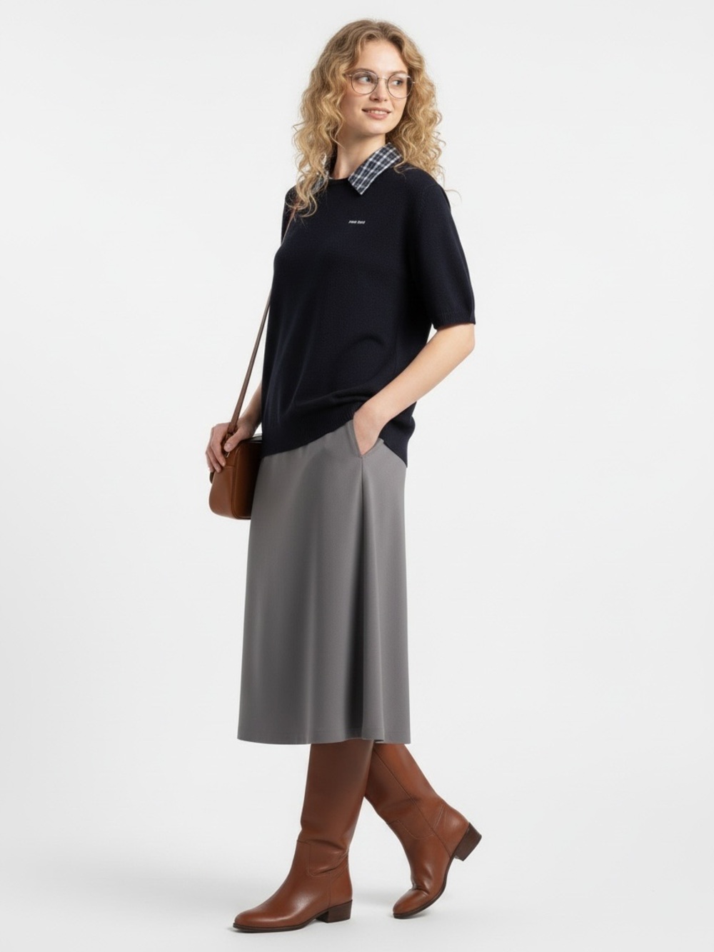 Miu Miu Cashmere polo sweater It36